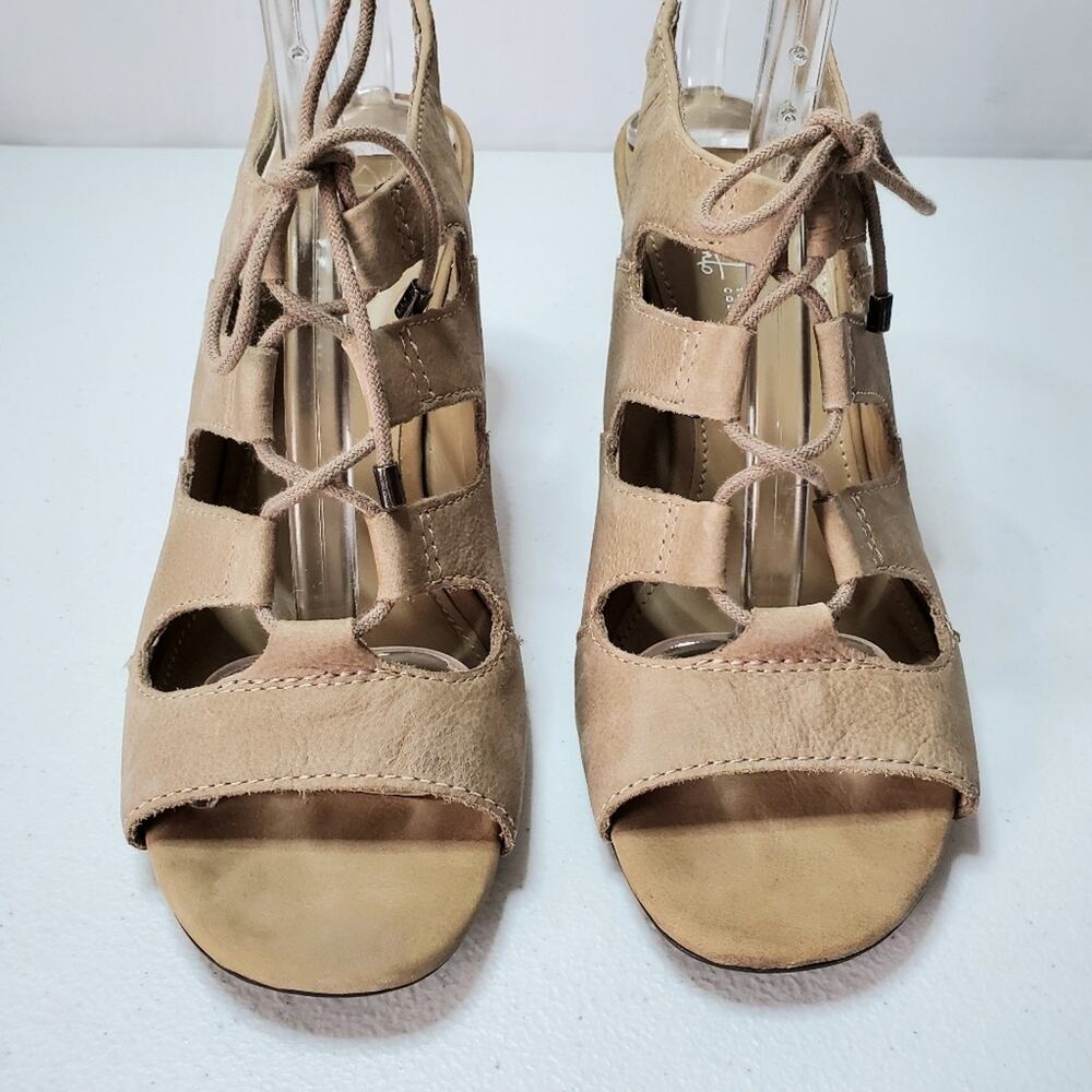 Franco Sarto Talia Lace-Up Slingback Sandals 8.5 - Picture 5 of 11